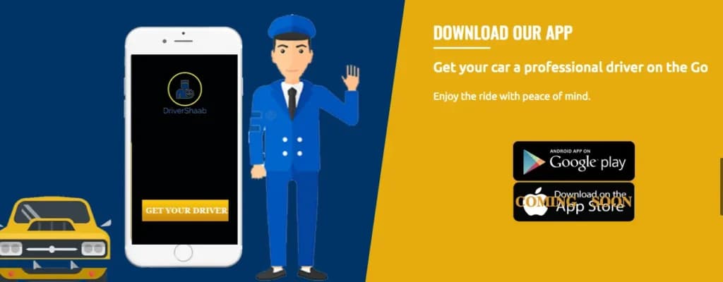 Mobile App for an On-Demand Driver Services Startup — Nasscom-supported