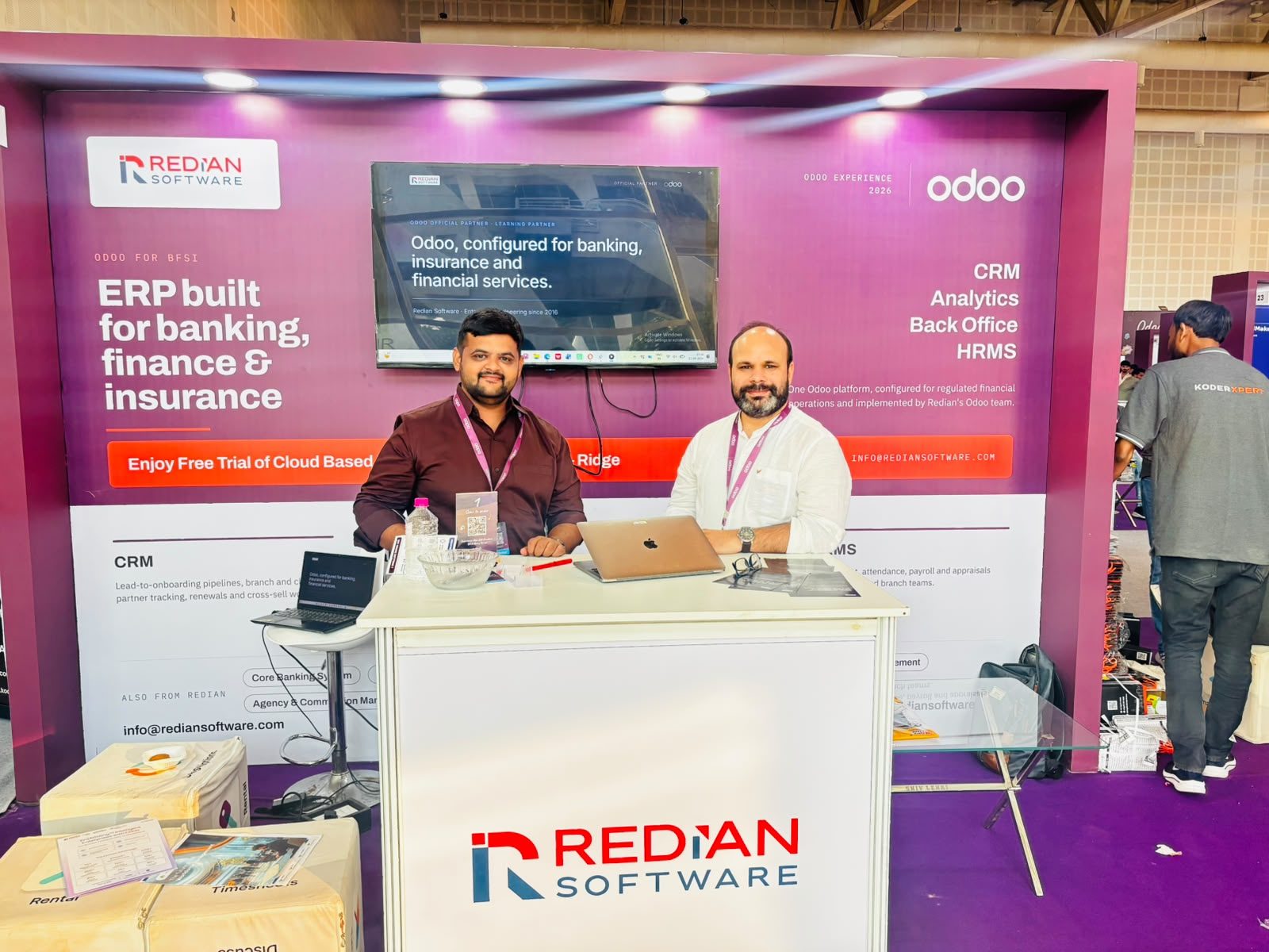 Redian Software at Odoo Experience India 2026 — Gandhinagar recap