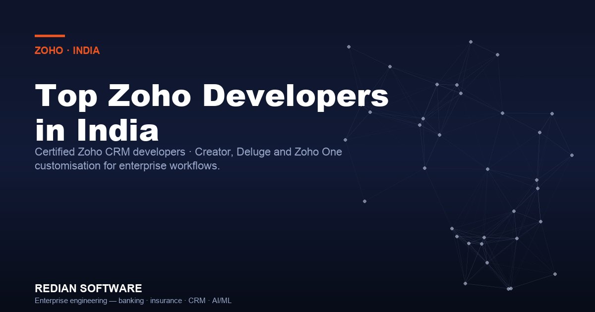 Top Zoho Developers India | CRM Developer & Zoho Development