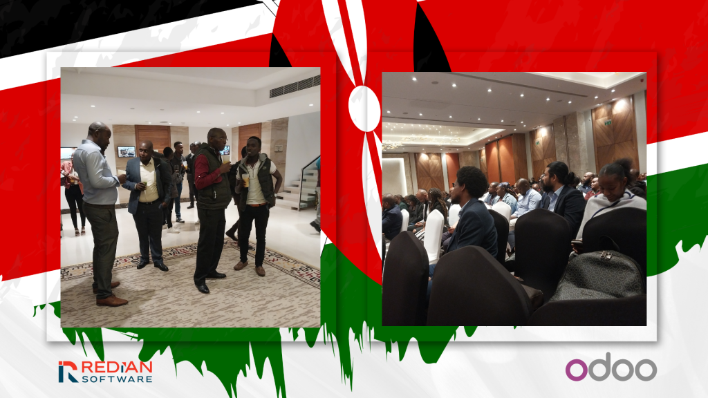 Redian Software team attended the Odoo Roadshow event in Nairobi
