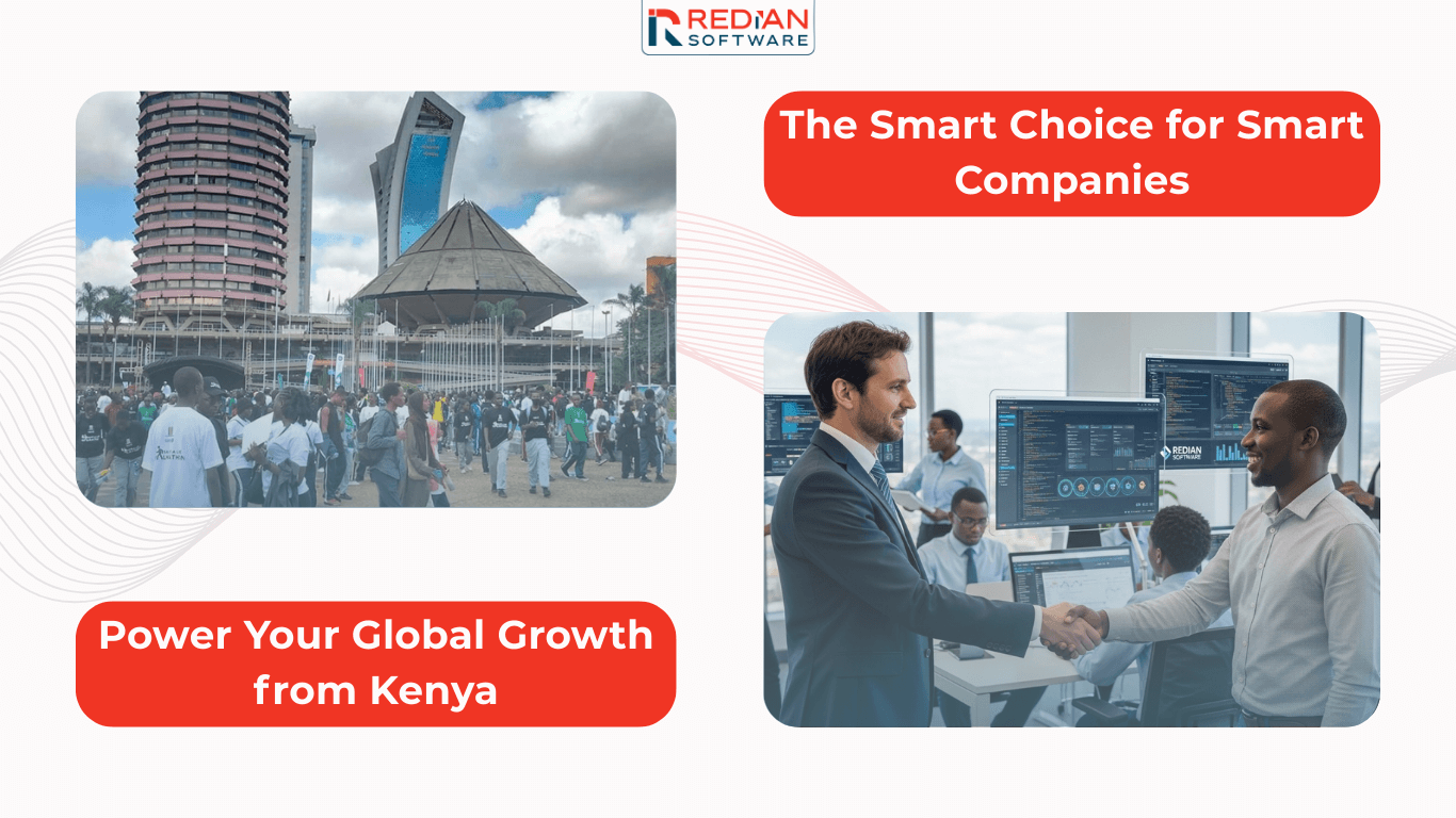Kenyan software developers working on global capability center projects for international clients