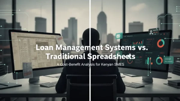 Loan management software Kenya analytics dashboard showing portfolio performance metrics to reduce loan defaults for SACCOs - Redian Software