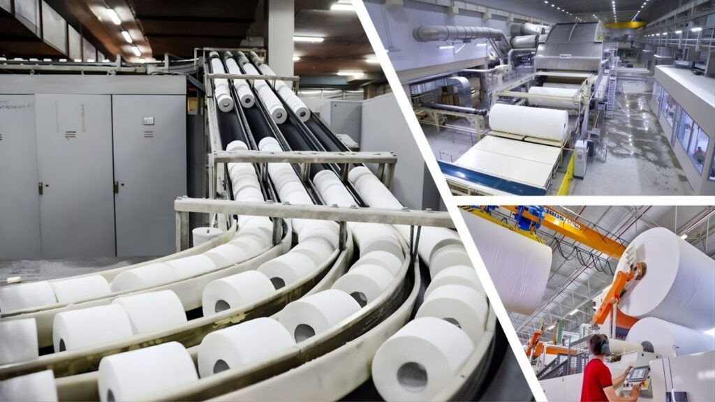 Axxon tissue and paper product manufacturing facility in Kenya with automated production lines and inventory management digitized using Zoho Books Elite Edition by Redian Software